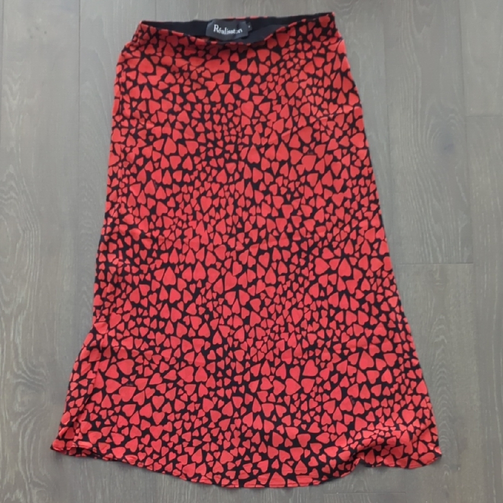 Realisation Par Naomi Silk Midi Skirt